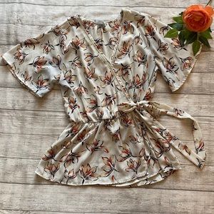 Sienna Sky Wrap Style Shirt